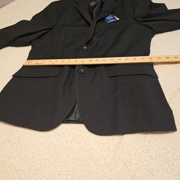 Kenneth Cole Reaction Techni-Cole Flex Suit Jacket Black 38R – NWT Blazer Modern - Picture 10 of 12